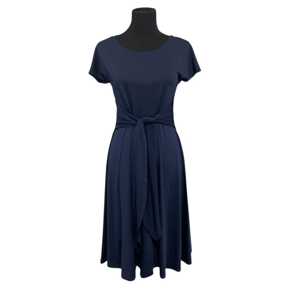 Blue A-Line Midi Dress NWT